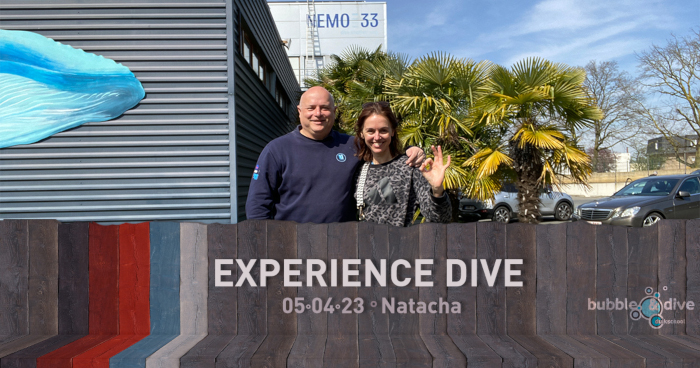 Proficiat Natacha! Experience dive