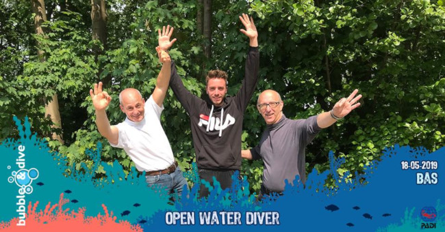 Proficiat Tom en David met het behalen van jullie PADI Open Water Diver brevet!