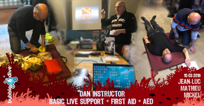 Proficiat Mathieu , Jean-Luc en Mickel! DAN instructeurs