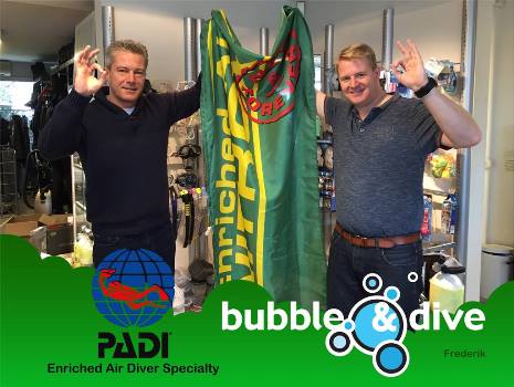 Proficiat Frederik met het behalen van je Nitrox brevet!