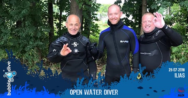 Proficiat Ilias met het behalen van je PADI Open Water Diver brevet!