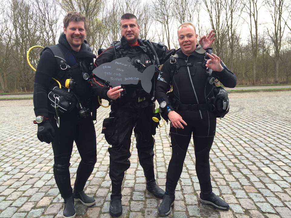 Proficiat Bruno en Kevin met het behalen van jullie Open Water Diver brevet!