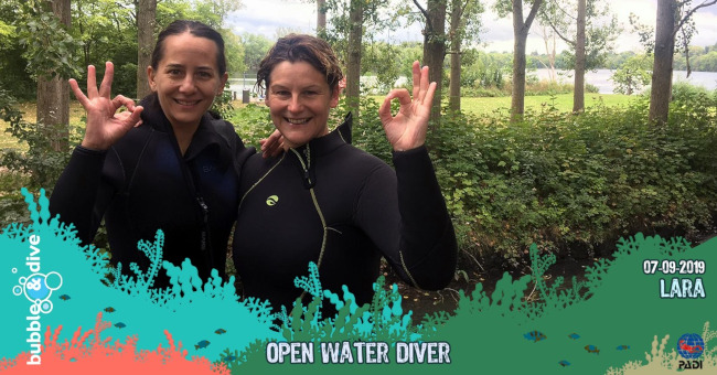 Congratulations to Lara Mai for completing the PADI Open water Diver Course with Bubble and Dive, Ghent