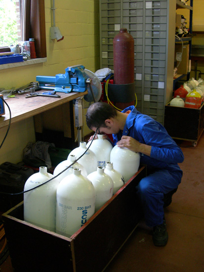 Keuring flessen